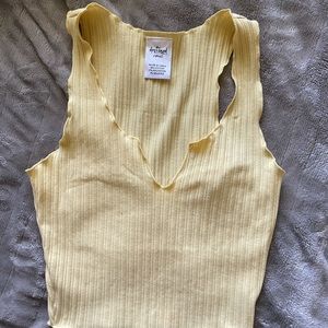 Adorable Pastel Yellow Crop